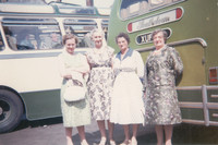 Four Ladies On A Coach Trip 1950s