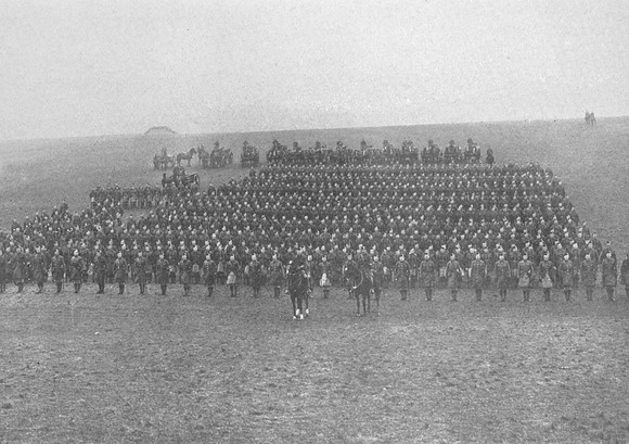 Royal Highlanders Of Canada On Salisbury Plain Feb 1915