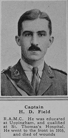 Field H D Captain RAMC The Sphere 1st Dec 1917