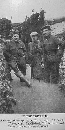 Durie J A Captain 6th Black Watch MacMichael Captain 7th Gordons & Wylie J Major 6th Black Watch The Sword Of The North Highland Memories Of The Great War - Dugald MacEchern