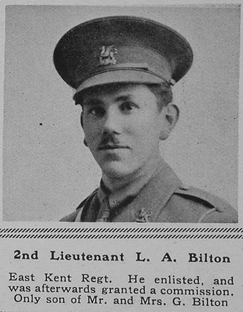 Bilton L A 2nd Lt 1st East Kent Regt The Sphere 23rd June 1917