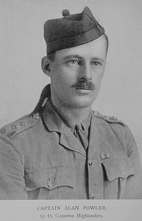 Fowler A Captain Cameron Highlanders