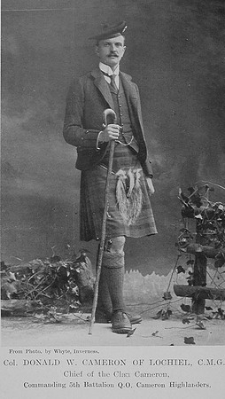 Cameron D W Col CMG 5th Cameron Highlanders The Sword Of The North Highland Memories Of The Great War - Dugald MacEchern