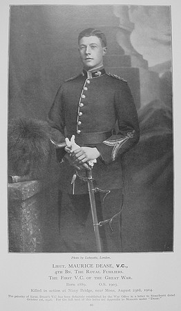 Dease M Lt VC 4th Royal Fusiliers