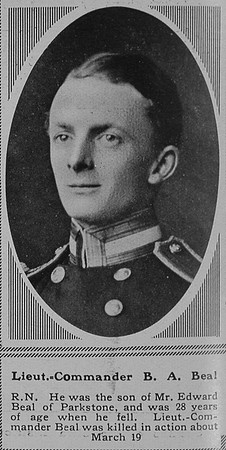 Beal B A Lt HM Sub E49 RN The Sphere 28th Apr 1917