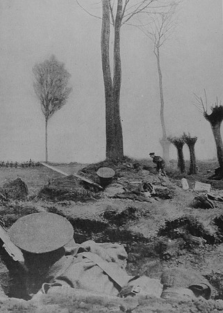 The Kings Liverpool Regiment In Their Trenches Waiting For The Germans Near Ypres