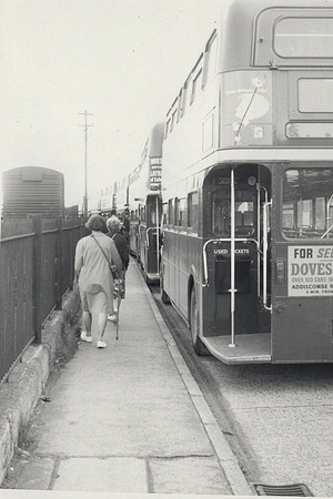 Boarding Buses In Epsom For The Derby 1960s