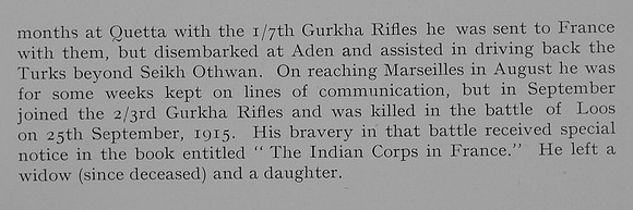 Wood T P Lt Indian Army Obit Part 2 Dulwich College Roll Of Honour