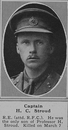 Stroud H C Captain RFC The Sphere 20th Apr 1918