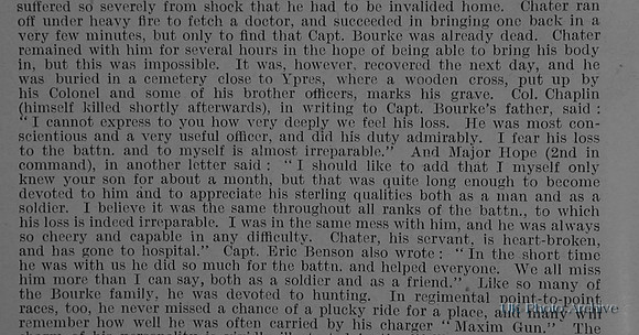 Bourke E G W Captain 1st Kings Royal Rifle Corps Obituary Part 3 De Ruvignys Roll Of Honour Vol 1