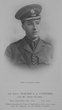 Clifford W F J 2nd Lt 2nd Irish Guards