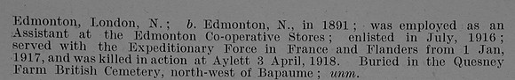 Macer W G Pte 30822 16th Lancashire Fusiliers Obit Part 2 De Ruvignys Roll Of Honour Vol 5
