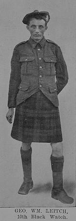 Leitch G W Pte 10th Black Watch The Sword Of The North Highland Memories Of The Great War - Dugald MacEchern