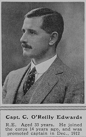 Edwards C O Captain RE The Sphere 22nd Jan 1916