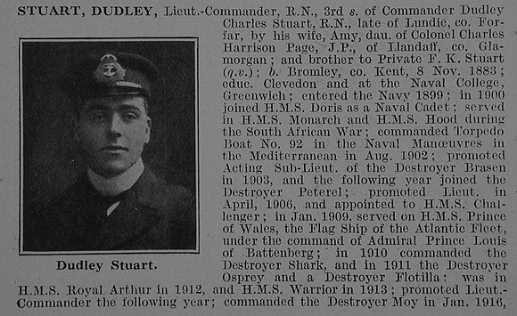 Stuart D Lt Comm H.M.S. Turbulent Royal Navy Obit Part 1 De Ruvignys Roll Of Honour Vol 3