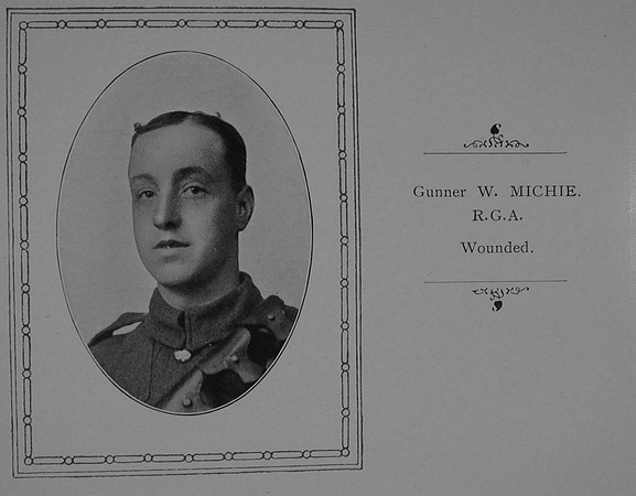 Michie W Gnr Royal Garrison Artillery