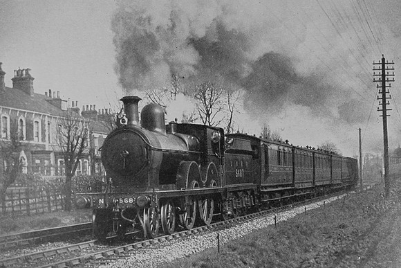 No 5687 Leaves Grimsby For Immingham Dock
