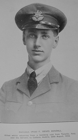 Kendall F D 2nd Lt Royal Air Force