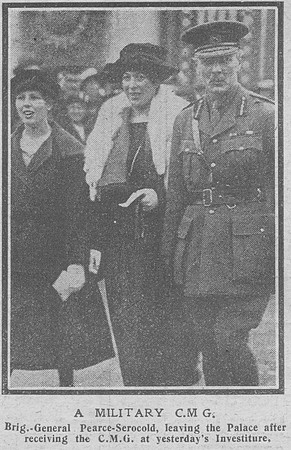 Pearce-Serocold E Brig Gen CMG General Staff The Graphic 1st Nov 1918