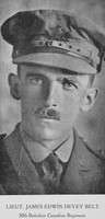 Belt J E D Lt 20th Canadian Infantry