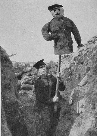 A British Soldier Drawing The Enemy Fire