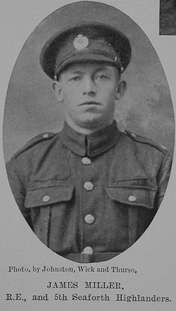 Miller J Pte Royal Engineers Formerly 5th Seaforth Highlanders The Sword Of The North Highland Memories Of The Great War - Dugald MacEchern