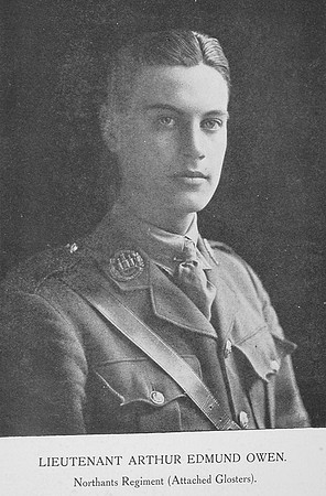 Owen A E Lt 1st Northamptonshire Regiment