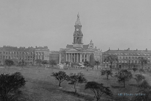 Birkenhead Town Hall And Gardens c.1900