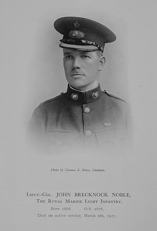 Noble J B Lt Col Royal Marine Light Infantry