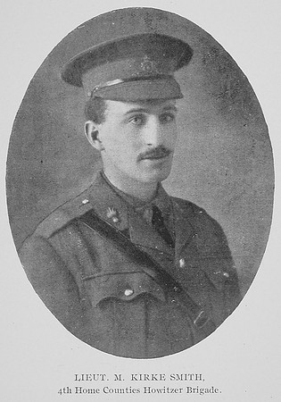 Smith M K Lt Royal Field Artillery