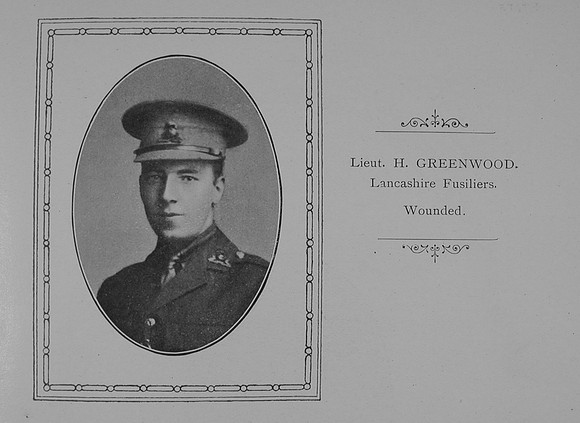 Greenwood H Lt Lancashire Fusiliers William Graham Co Roll Of Honour