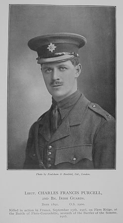 Purcell C F Lt 2nd Irish Guards