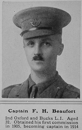 Beaufort F H Captain 2nd Oxford Bucks Light Infanty The Sphere 19th Jun 1915