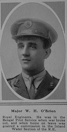 O'Brien W H Major Royal Engineers The Sphere 10th Mar 1917
