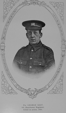 Salt G Pte 4th Manchester Regiment William Graham Co Roll Of Honour
