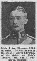 Edwardes G Da Major 1st Dragoons The Graphic 19th Aug 1915