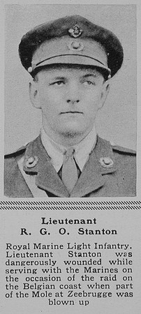 Stanton R G O Lt RMLI The Sphere 11th May 1918