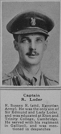 Loder R Captain 4th R Sussex Regt The Sphere 19th May 1917