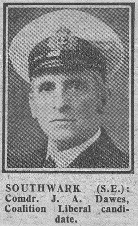 Dawes J A Comm Royal Navy The Graphic 11th Dec 1918