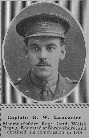 Lancaster G W Captain MC 3rd Monmouthshire Regt The Sphere 19th Oct 1918