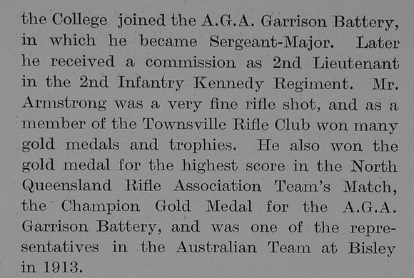 Armstrong H P Lt 15th Australian Infantry Obit Part 2 The Bond Of Sacrifice Vol 2
