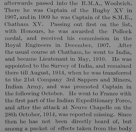 Almond R L Captain Royal Engineers Obit Part 2 The Bond Of Sacrifice Vol 2