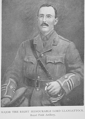 Rolls J M Major Lord Llangattock Royal Field Artillery