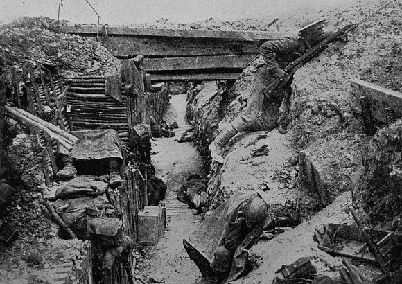 A Trench At Ovillers