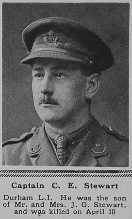Stewart C E Captain 10th DLI The Sphere 26th May 1917