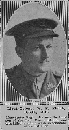 Elstob W E Lt Col VC DSO MC 16th Manchester Regt The Sphere 24th Aug 1918