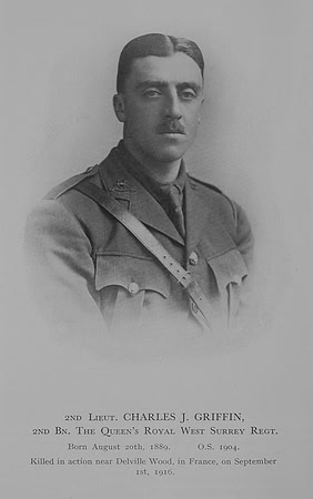 Griffin C J 2nd Lt 2nd Queens Royal West Surrey Regiment