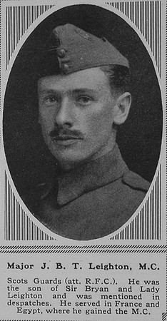 Leighton J B T Major MC RFC The Sphere 30th June 1917