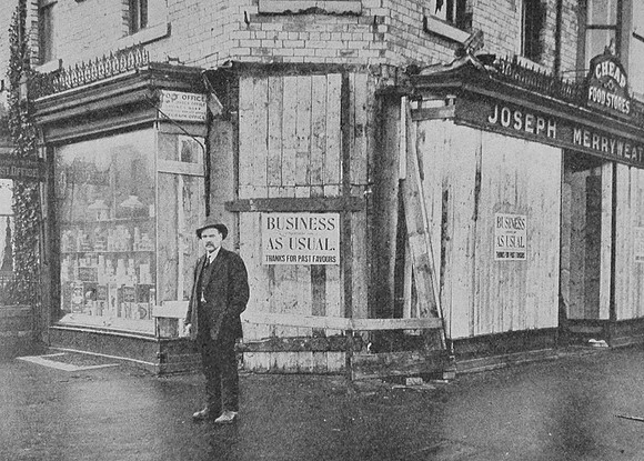 Mrs Merryweather Was Killed Whilst Helping Some Ladies In Her Shop At Scarborough