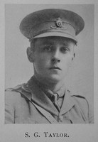 Taylor S G 2nd Lt Royal Field Artillery